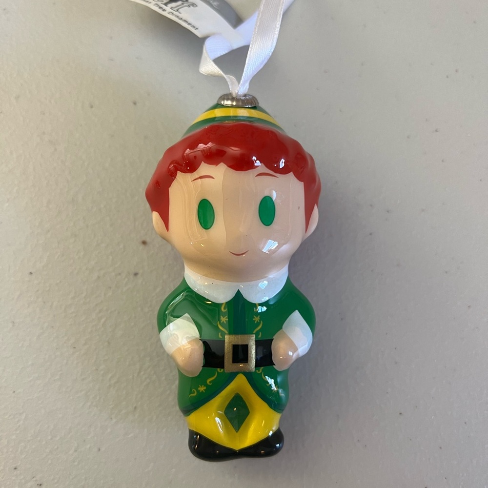 Hallmark elf Decoupage Ornament